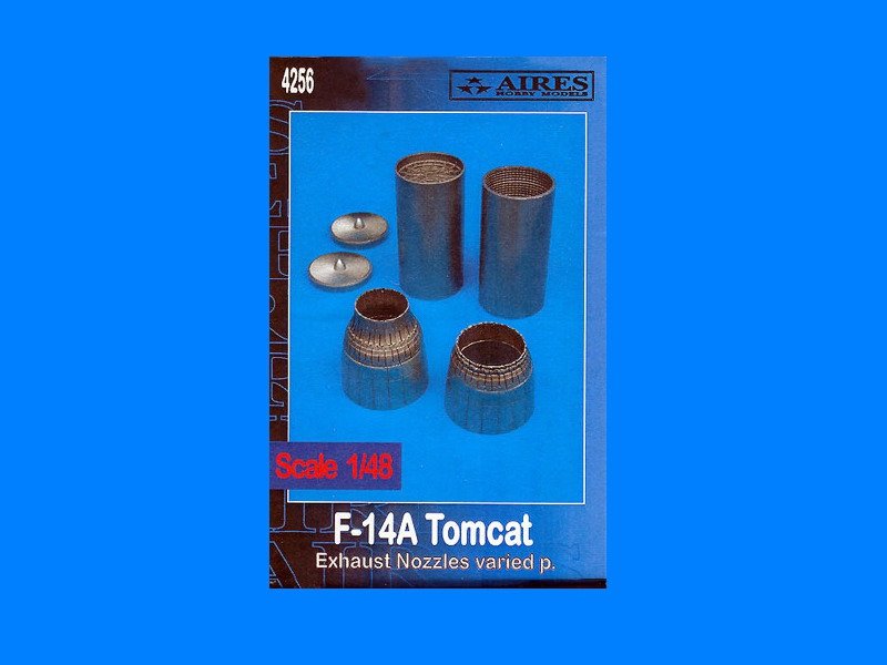 Buses d'échappement Aires 4256 F-14A TOMCAT - variées, échelle 1/48, Hasegawa
