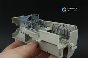 Quinta Studio QD+32252 F-15C PAD - Intérieur imprimé en 3D et coloré, amélioré et décoré (Tamiya) (avec pièces en résine imprimées en 3D) 1/32 – Bild 8