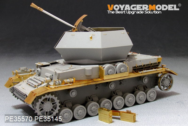 Voyager modèle PE35570 WWII allemand FlakPanzer IV Ostwind pour DROGON 6550 1/35 – image 9