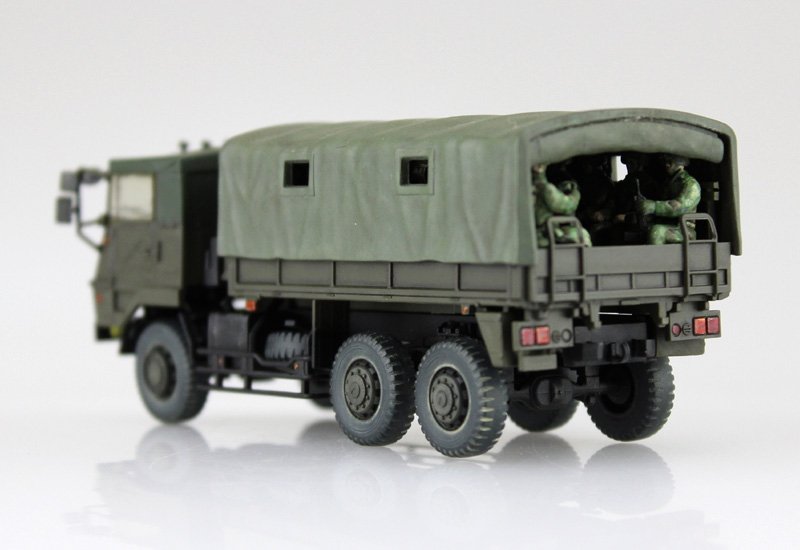 Camion Type 73 des Forces d&amp;#39;autodéfense japonaises (JGSDF) Aoshima 01209 avec figurines (20 pièces) à l&amp;#39;échelle 1/72 – Bild 2