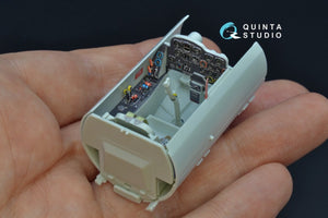 Intérieur imprimé en 3D et coloré sur papier décalcomanie (Revell) Quinta Studio QD32069 Me 262A, échelle 1/32 – image 4