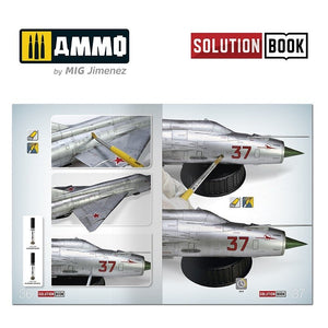 AMMO de Mig Jimenez 6521 Comment peindre du métal nu pour avions - Livre de solutions – immagine 4