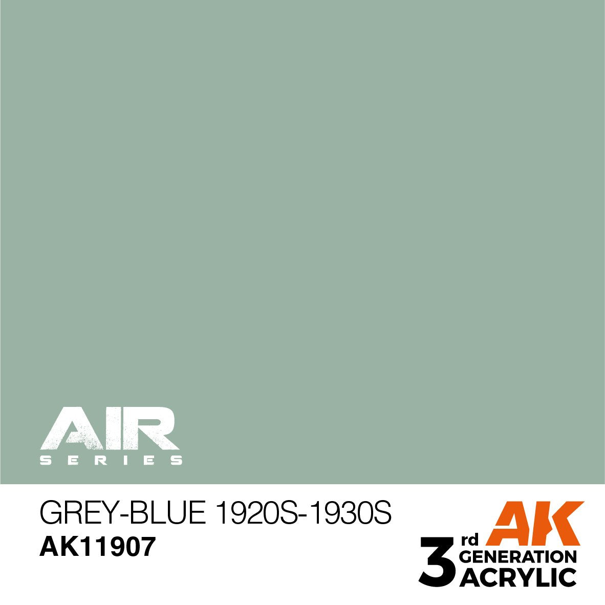 AK Interactive AK11907 GRIS-BLEU ANNÉES 1920-1930 – AIR 17 ml