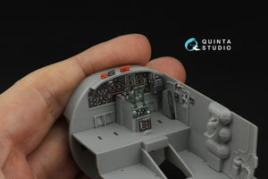 Intérieur imprimé en 3D et coloré sur papier décalcomanie pour Boeing B-17F (modèles HK, Eduard) de Quinta Studio QDS-48542 (petite version) à l&amp;#39;échelle 1/48 – image 12