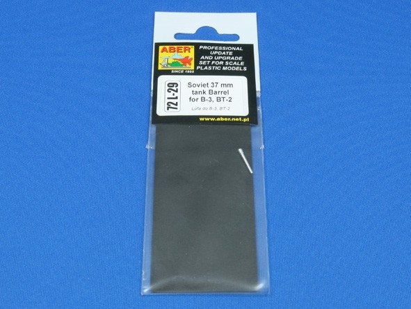 Canon Aber 72L-29 de 37 mm pour chars B-3 et BT-2 / Canon de char soviétique de 37 mm pour B3 et BT-2 (échelle 1/72) – immagine 4