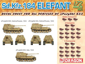 Dragon 7253 Sd.Kfz.184 Éléphant (1/72) – immagine 6