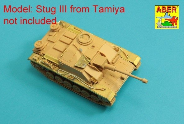 Aber 48A31 Grilles pour Pz.Kpfw. III et Stug III Compatibles avec les modèles Tamiya : 32540 ; 32524 ; 32525 ; 32543 ; 1/48 – imagen 11