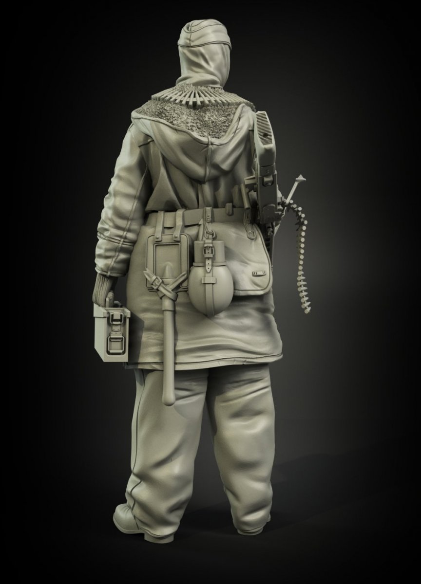 Panzer Art FI35-063 Waffen-SS Anorakanzug MG-42 tireur 1/35 – Bild 4