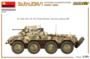 MiniArt 35410 Sd.Kfz.234/1 Schwerer Panzerspahwagen. PREMIER MOD. KIT INTÉRIEUR 1/35 – image 17