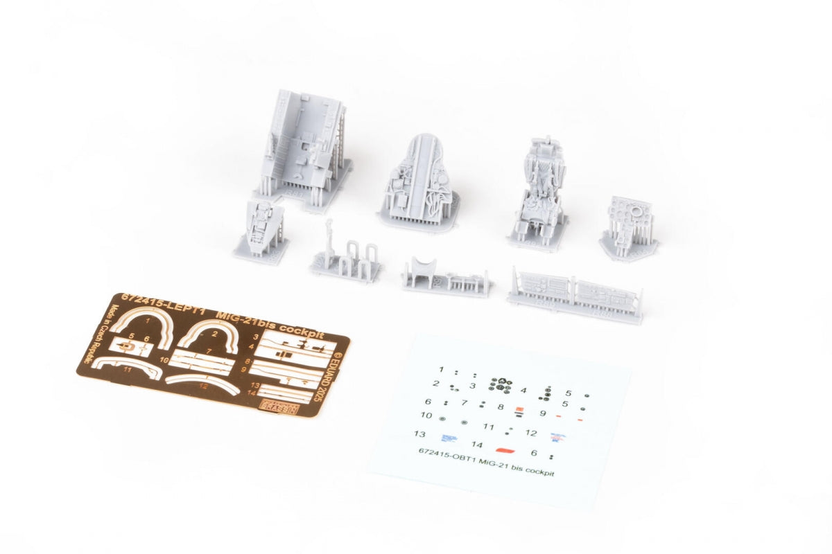 Maquette Eduard 672415 MiG-21bis cockpit à imprimer EDUARD au 1/72  – image 4