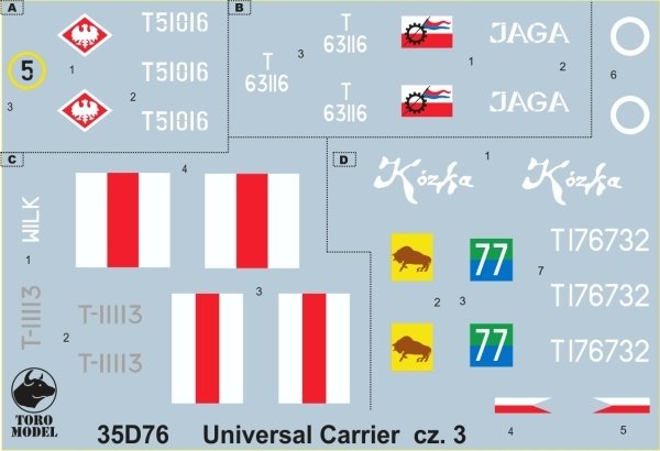 ToRo Model 35D76 Universal Carrier in Polish Service Part 3 1/35