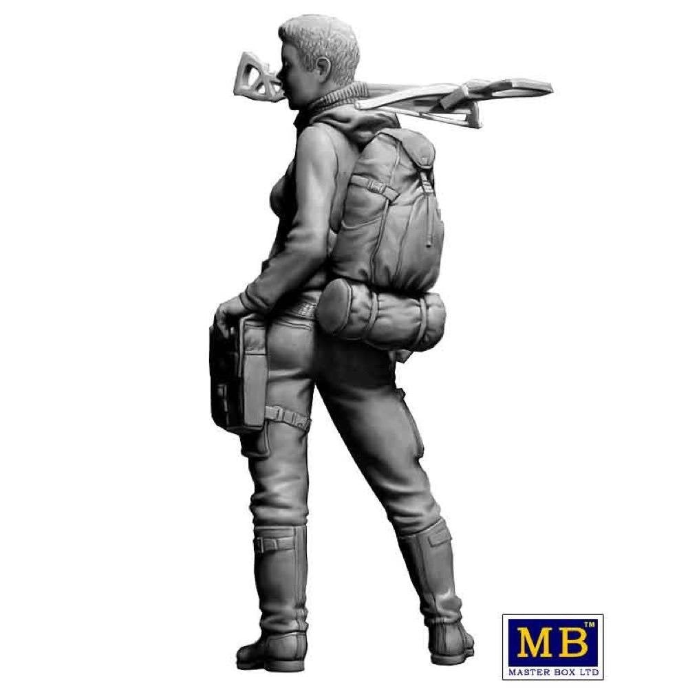 Master Box 35214. Fiction post-apocalyptique. Série Bataille du Désert. Clan du Crâne - Raid longue distance. Kit n° 2. Un nouveau chef. Hanna 1/35 – image 5