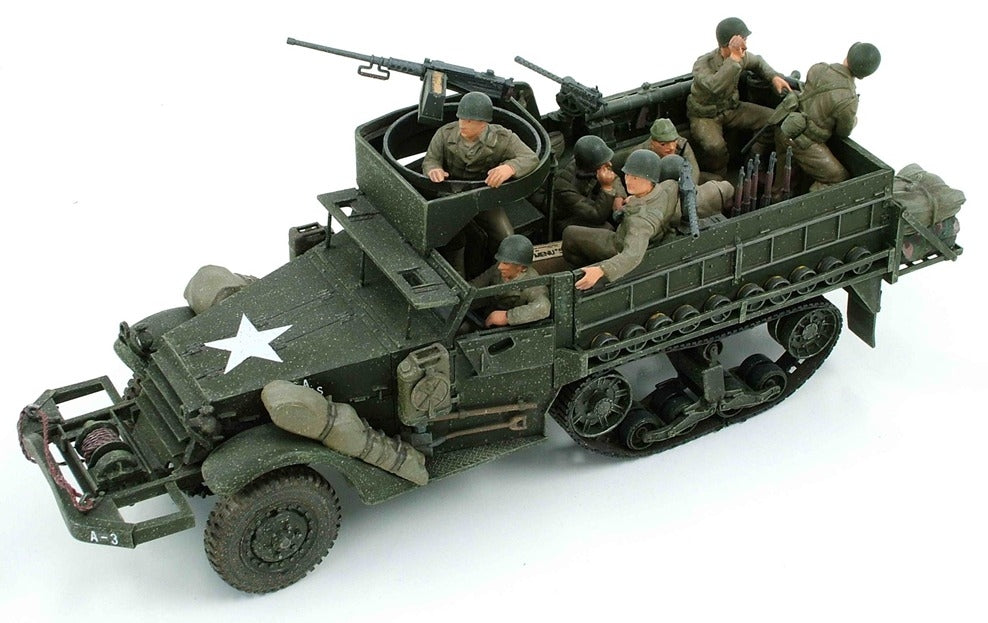 Tamiya 35070 Véhicule blindé de transport de troupes américain M3A2 Half Track 1/35 – image 3