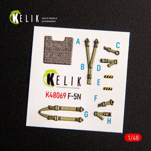 Décalcomanies 3D intérieures KELIK K48069 pour maquette AFV Club au 1/48 – immagine 3
