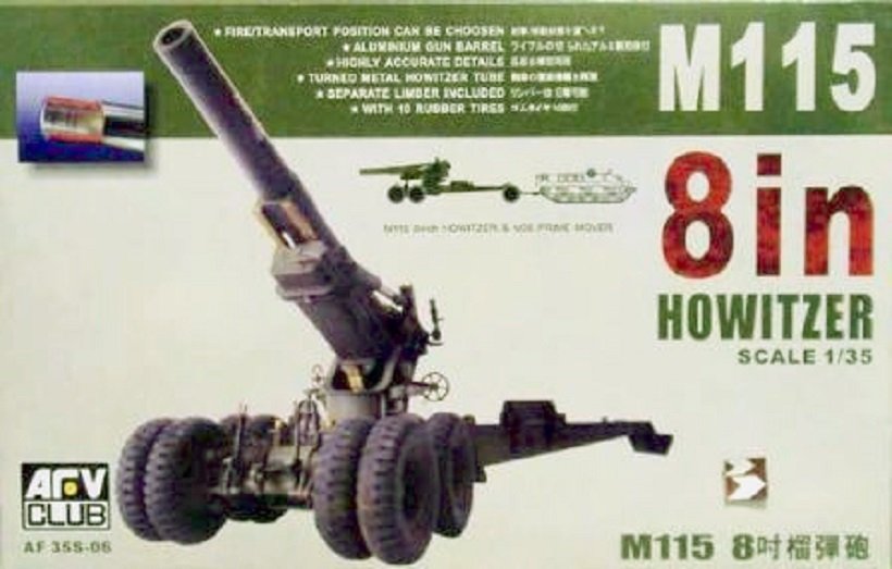 AFV Club 35S06 Obusier M115 de 8 pouces (1/35)