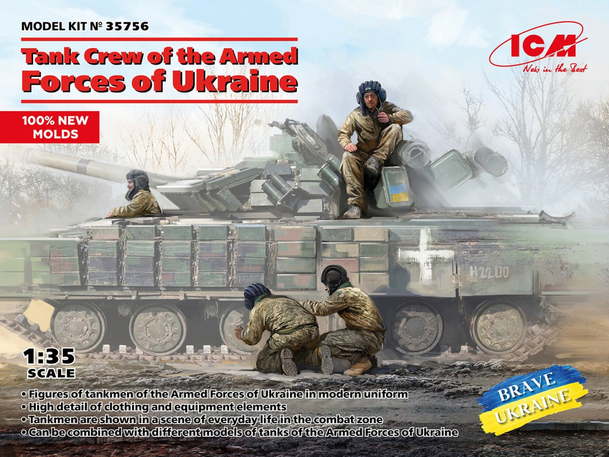ICM 35756 Équipage de char des forces armées ukrainiennes 1/35 – image 2