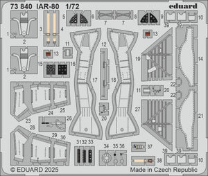 Set de détails Eduard 73840 IAR-80 IBG 1/72
