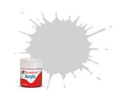 Humbrol AB0011 11 Peinture acrylique métallisée argent 14 ml