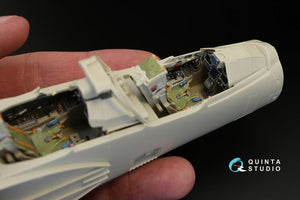 Intérieur imprimé en 3D et coloré sur papier décalcomanie pour le kit Kitty Hawk (QD32014 de Quinta Studio, pour le Mirage 2000B-5 (2000-5BGM Mk2)) à l&amp;#39;échelle 1/32 – immagine 7