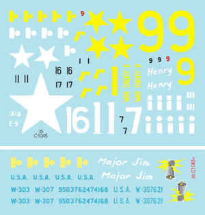 Star Decals 35-C1045 États-Unis en Afrique du Nord 1942-43 # 1 1/35 – Bild 3