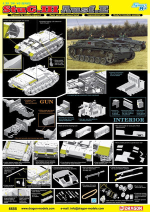 Dragon 6688 StuG.III Ausf.E 1/35 – immagine 5