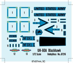 Hobby Boss 87216 UH-60A Blackhawk (1/72)  – image 3