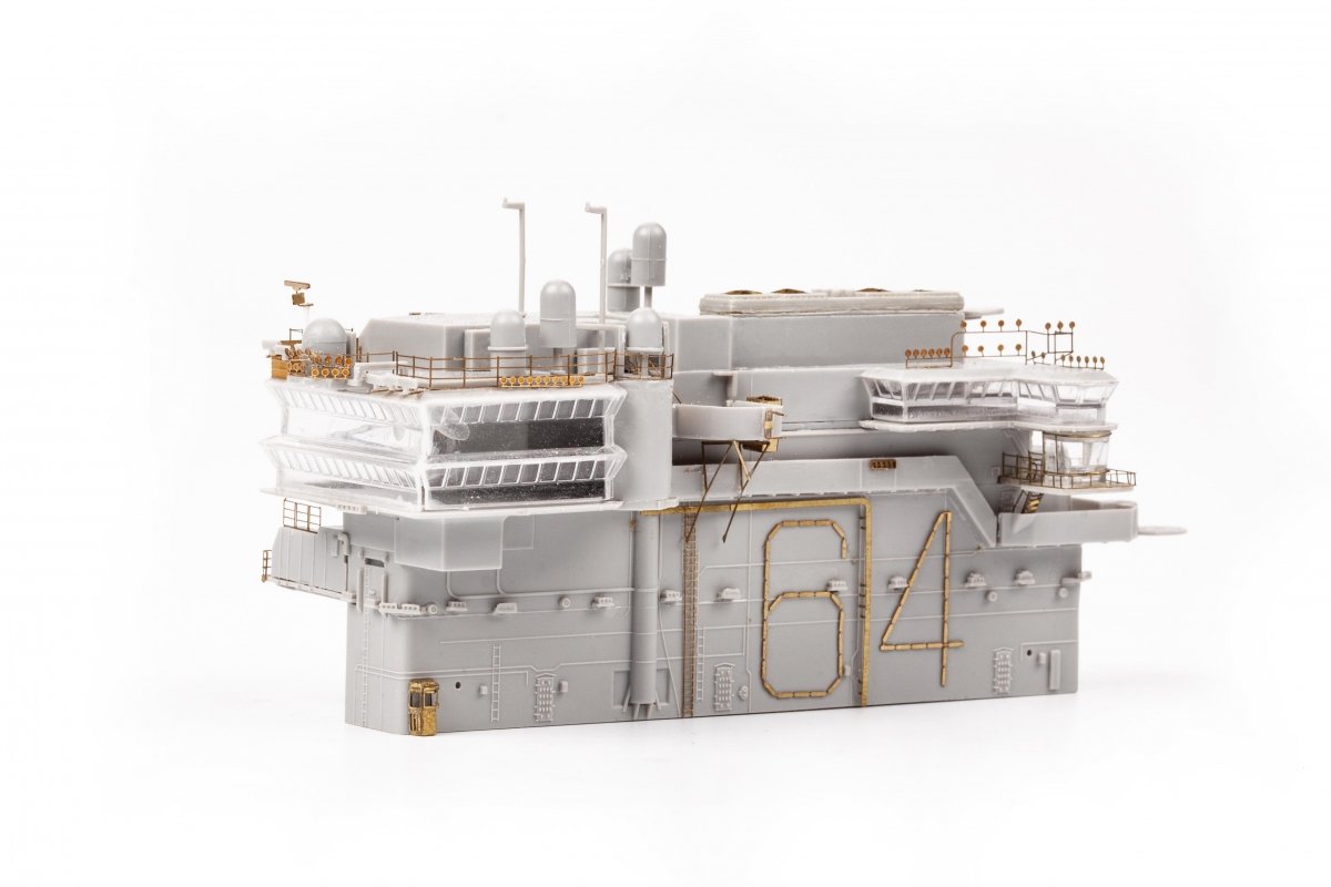Eduard 53285 USS Constellation CV-64 partie 5 - île TRUMPETER 1/350 – image 4
