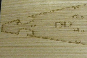 Pontos 35012WD1 DKM Scharnhorst Jeu de pont en bois Type 1 (1/350) – Bild 2