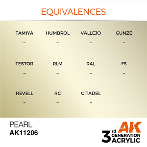 AK Interactive AK11206 PEARL – MÉTALLIQUE 17 ml – immagine 3