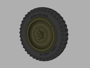 Panzer Art RE35-204 Roues de route pour Kfz.1 « Stover » (modèle tardif) 1/35