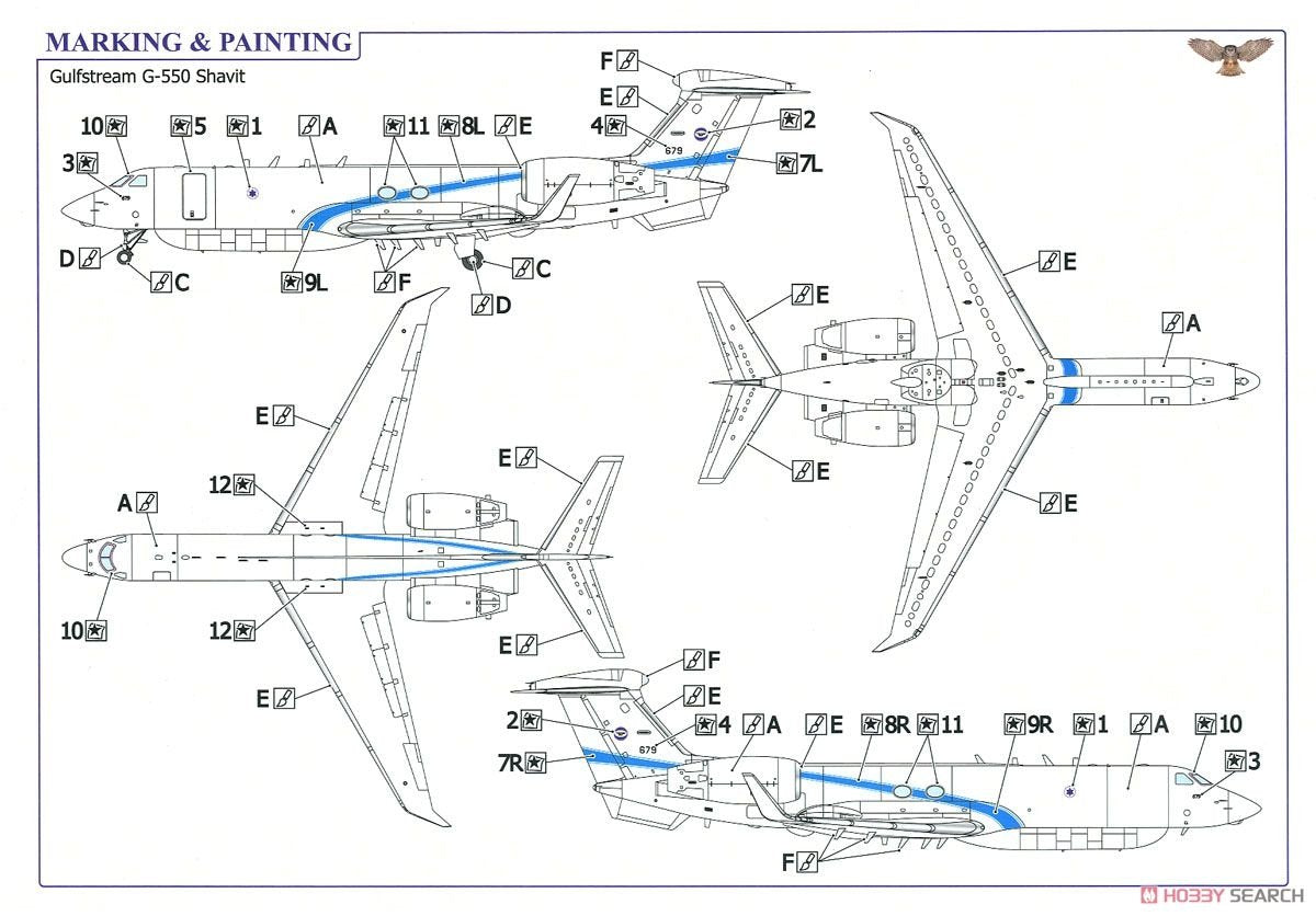 Sova 72018 Gulfstream G-550 Shavit 1/72  – immagine 4