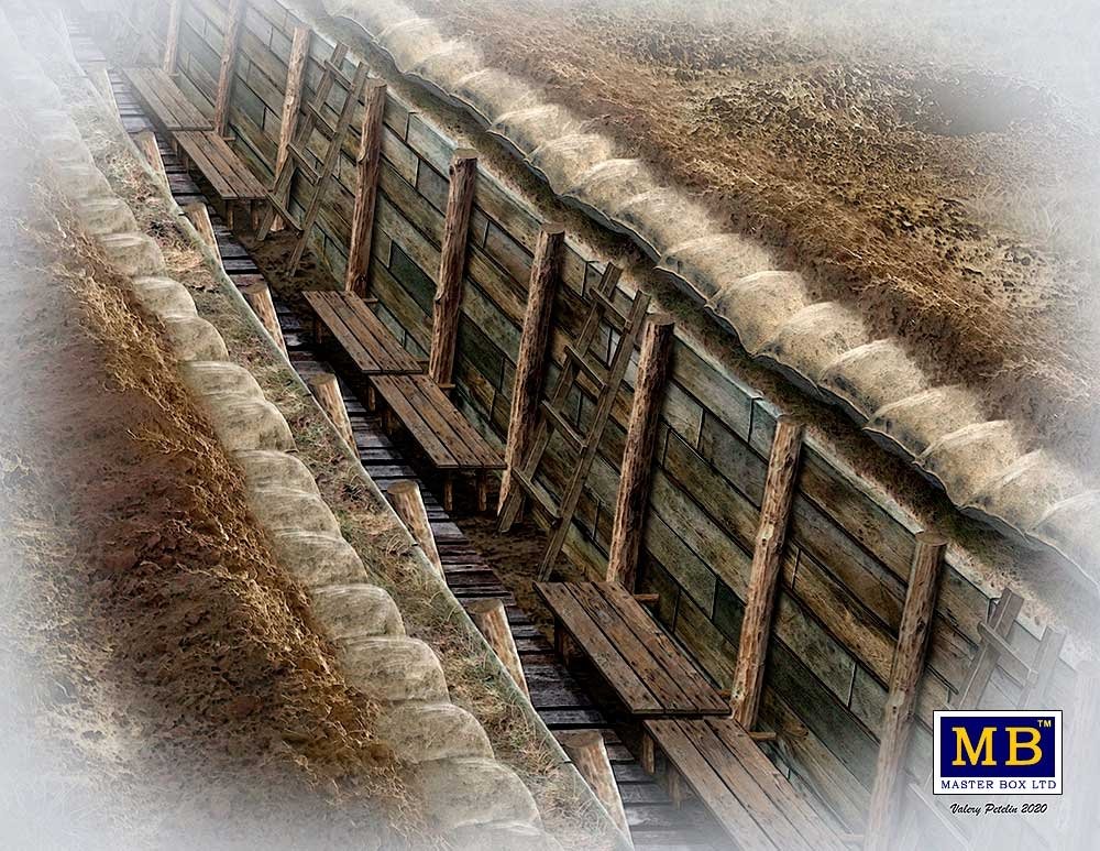 Master Box 35174 La tranchée. Époque Première et Seconde Guerre mondiale, échelle 1/35