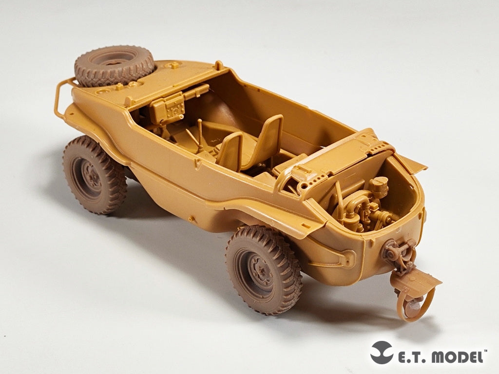 ET Model P35-136 Schwimmwagen allemand Type 166 de la Seconde Guerre mondiale, roues affaissées, largeur large, pour kit TAMIYA 1/35 – image 7