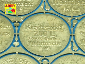 Couvercles de fûts de carburant allemands de 200 litres de la Seconde Guerre mondiale Aber 35A114 (1/35) – image 4
