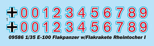 Trumpeter 09586 E-100 Flakpanzer avec Flakrakete Rheintocher I 1/35 – image 3
