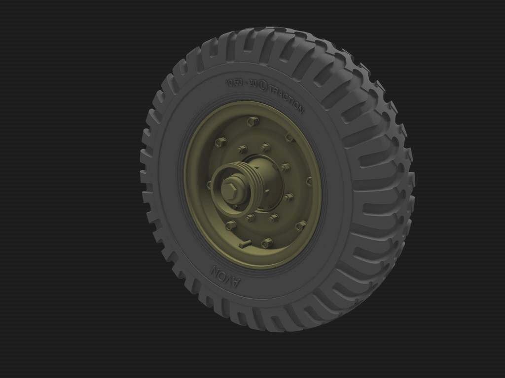 Panzer Art RE35-611 Fordson WOT 6 road wheels (AVON) 1/35 – zdjęcie 2