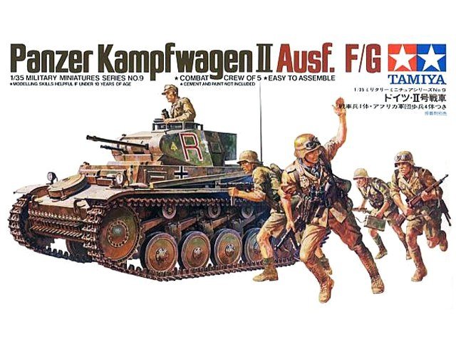 TAMIYA 35009 PanzerKampfWagen II 1/35 – immagine 2