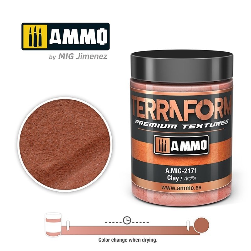 Munitions pour Mig 2171 TERRAFORM Clay 100 ml