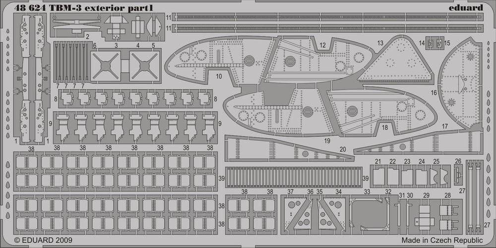 Eduard BIG4935 TBM-3 1/48 HOBBY BOSS 1/48 – immagine 6