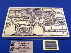 Aber 35185 Char moyen allemand Pz.Kpfw. IV, Ausf. D - vol.1 - coffret de base (1/35)