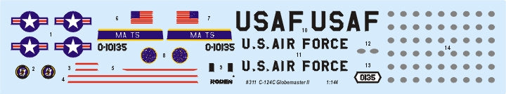 Roden 311 Douglas C-124C Globemaster II 1/144 – image 3