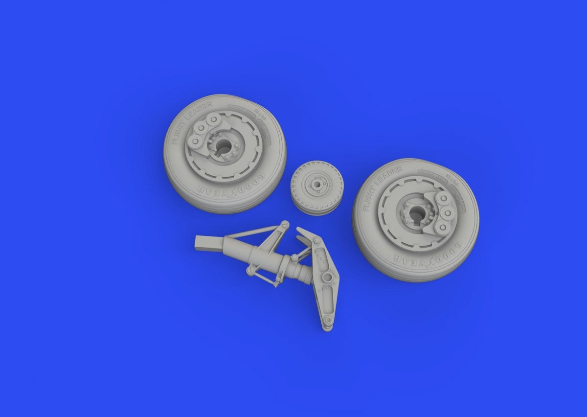 Roues Eduard 648761 A-1J TAMIYA 1/48 – immagine 3