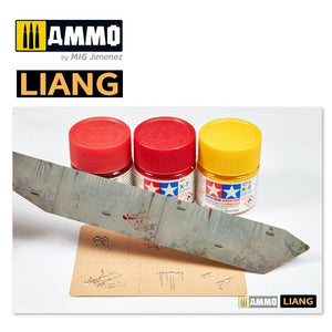 Pochoirs pour aérographe Liang 0005 Effets d&amp;#39;éclaboussures de sang – Bild 4