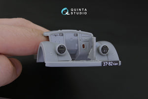 Intérieur imprimé en 3D et coloré sur papier décalcomanie Quinta Studio QD35004 GAZ 69 Family (pour kit Bronco) 1/35 – immagine 5