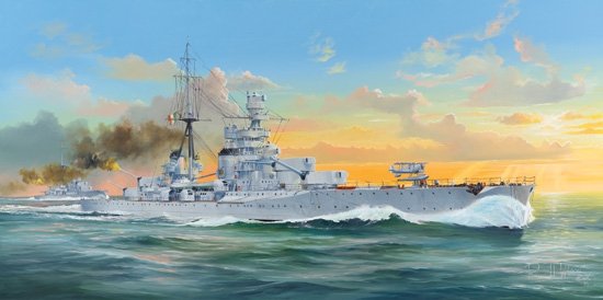 Trumpeter 05347 Croiseur lourd italien Zara 1/350