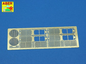 Grilles Aber 35G26 pour char allemand Standardpanzer E-75 ou E-50 (1/35)