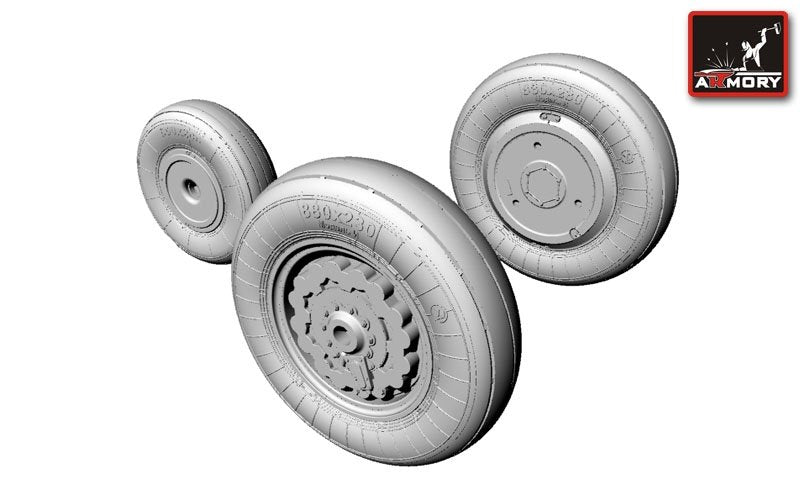 Roues Armory Models AW48008 Sukhoj Su-17/-22 1/48  – immagine 4