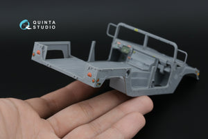 Intérieur imprimé en 3D et coloré sur papier décalcomanie (ICM) pour la gamme Humvee QD35154 de Quinta Studio (échelle 1/35). – immagine 6