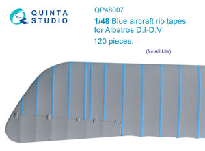 Quinta Studio QP48007 Bandes Blue Rib Albatros DI-DV (Tous les kits) 1/48
