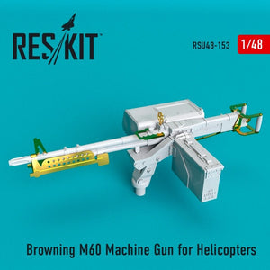 RESKIT RSU48-0153 Mitrailleuse Browning M60 pour hélicoptères 1/48